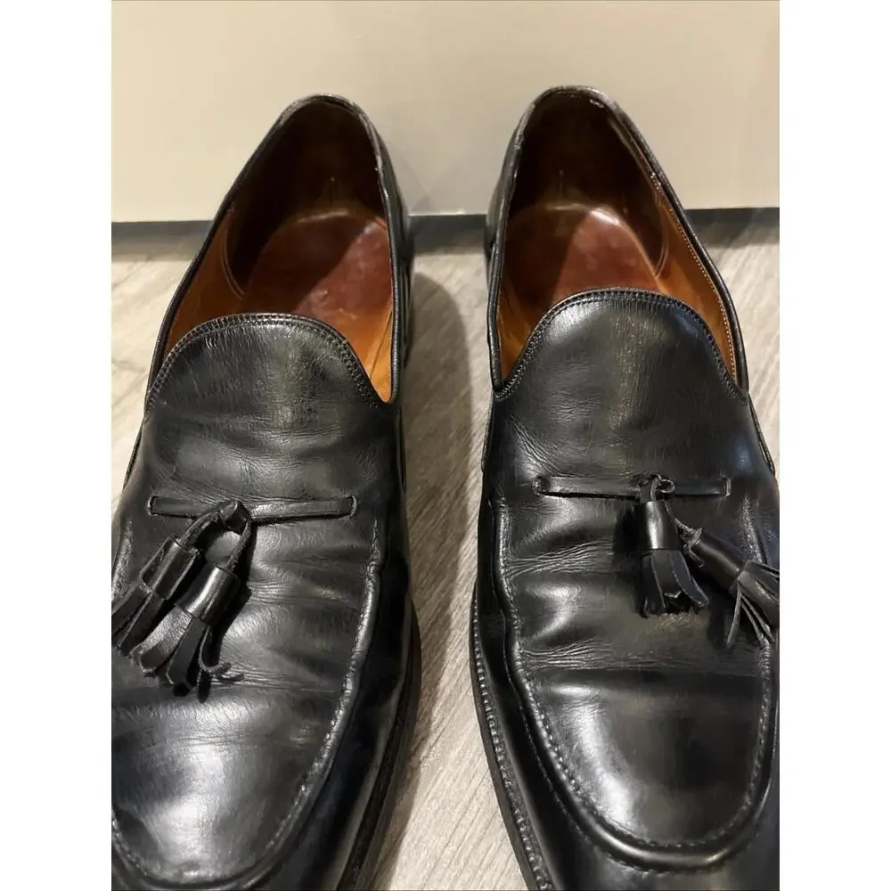 TWEED CHEANEY OF ENGLAND CHURCHS MENS TASSEL DRESS LOAFERS SIZE UK10.5B/US 11.5B
